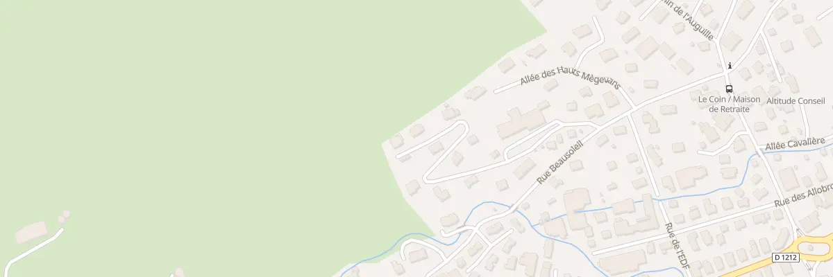 Plan du 376 Che du Bacon à Megève