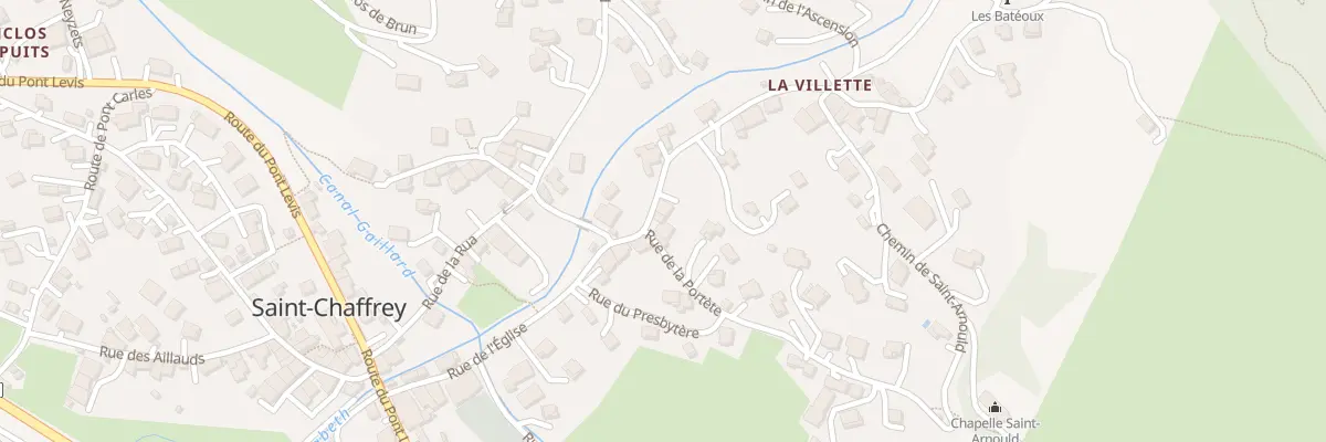 Plan du 44 Rue de la Villette à Saint-Chaffrey