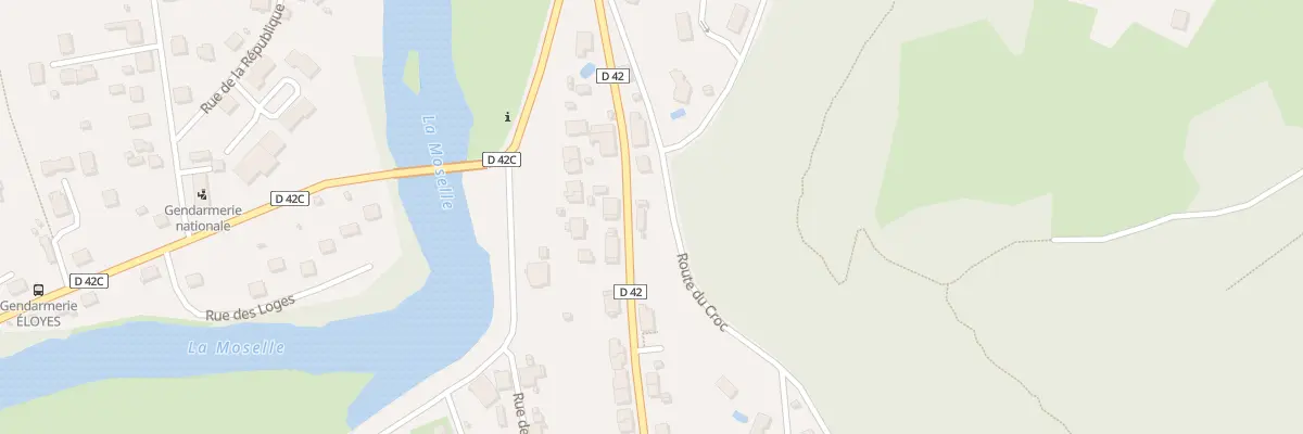 Plan du 5 Rue des Chênes à Éloyes