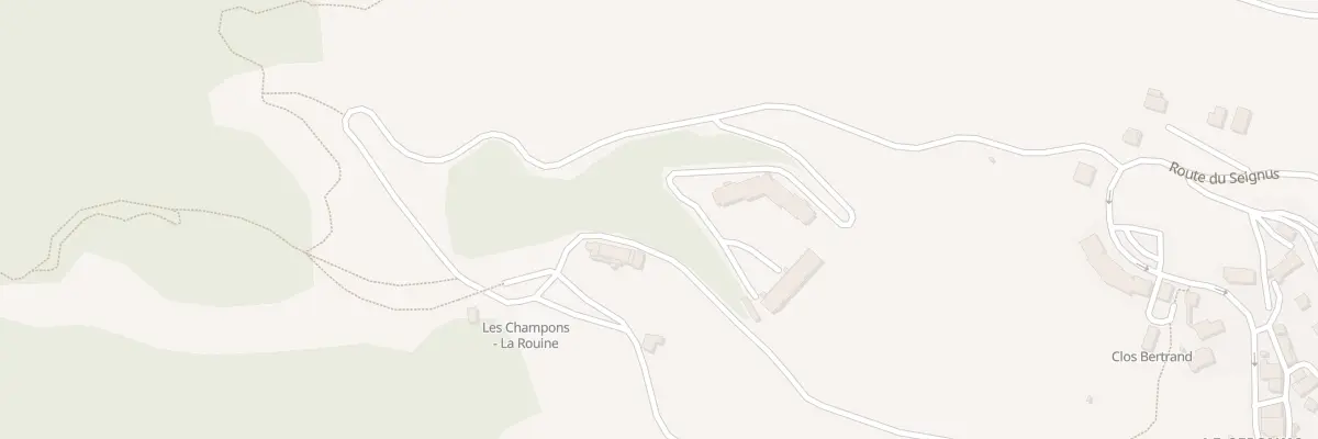 Plan du 23 Rte du Hameau de la Chapelle à Allos
