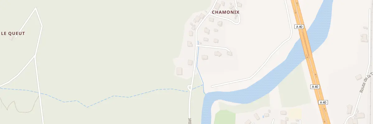Plan du 629 Rte de Chamonix Mottet à Magland