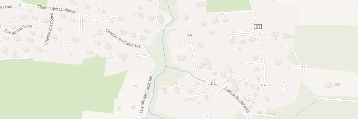 Plan du 580 Av de Lécherot à Neuvecelle