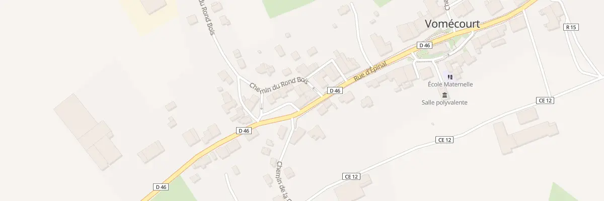 Plan du 18 Rue d’Epinal à Vomécourt