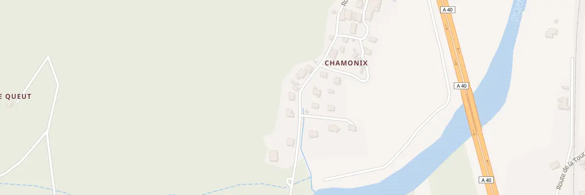 Plan du 639 Rte de Chamonix Mottet à Magland