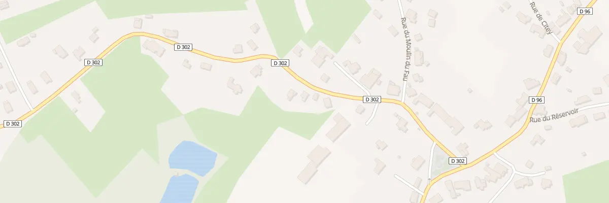Plan du 13 Rue de la Libération à Lomont