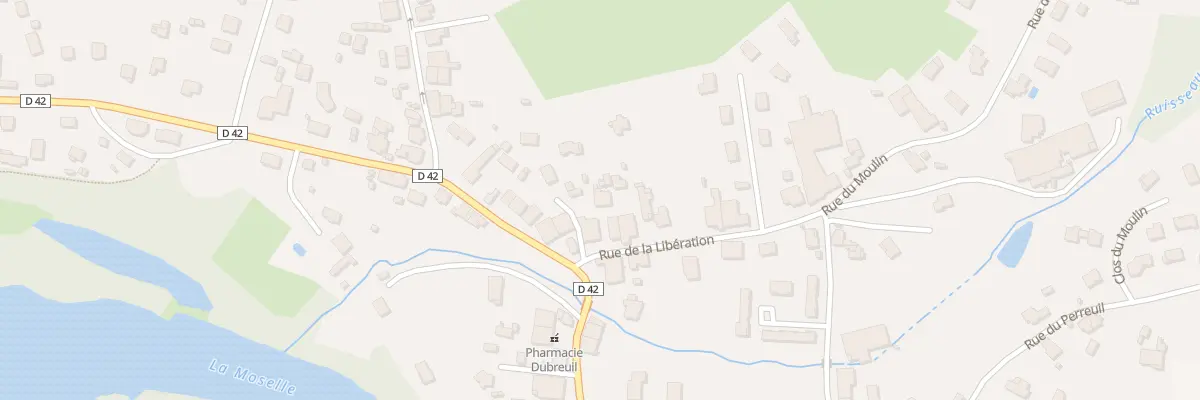 Plan du 7 Rue de la Libération à Éloyes