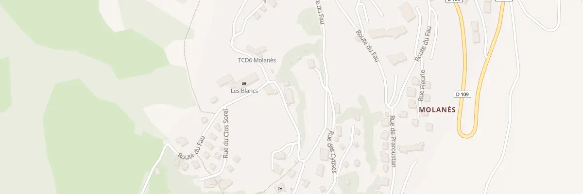 Plan du 5040 Les Molanes à Uvernet-Fours