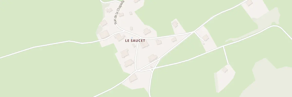 Plan du Saucet à Bretonvillers