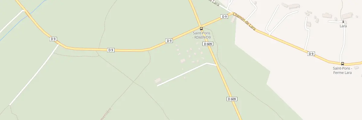 Plan du 923 Av du Riou Bourdoux à Saint-Pons