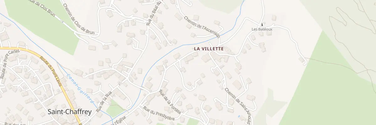Plan du 150 Rue de la Villette à Saint-Chaffrey