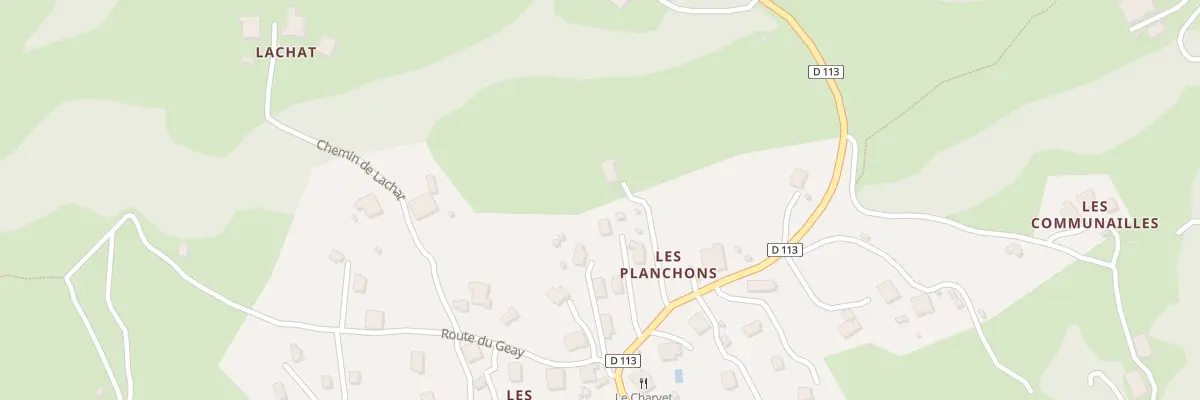 Plan du 2630 Rte de Cordon à Cordon