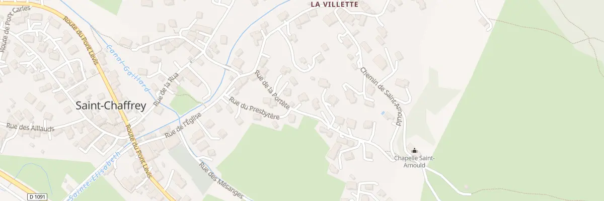 Plan du 97 Rue de la Portète à Saint-Chaffrey