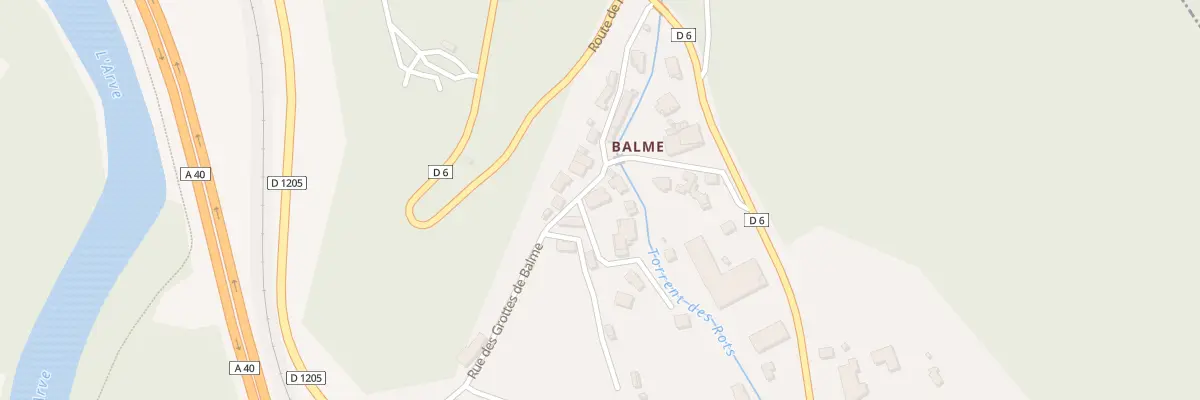 Plan du 496 Rue des Grottes de Balme à Magland