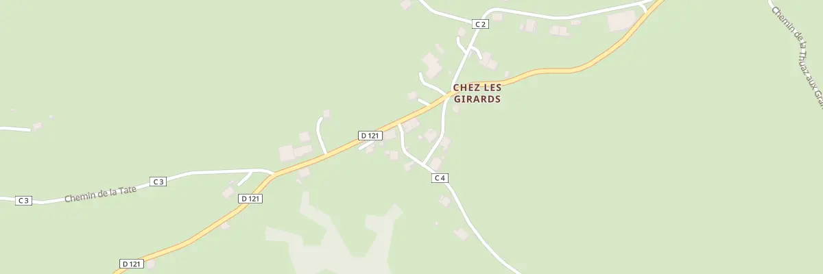 Plan du 466 Che de Chez les Girard à Vinzier