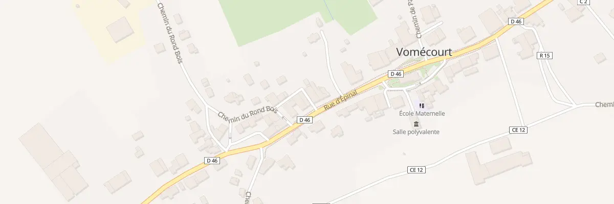 Plan du 10 Rue d’Epinal à Vomécourt