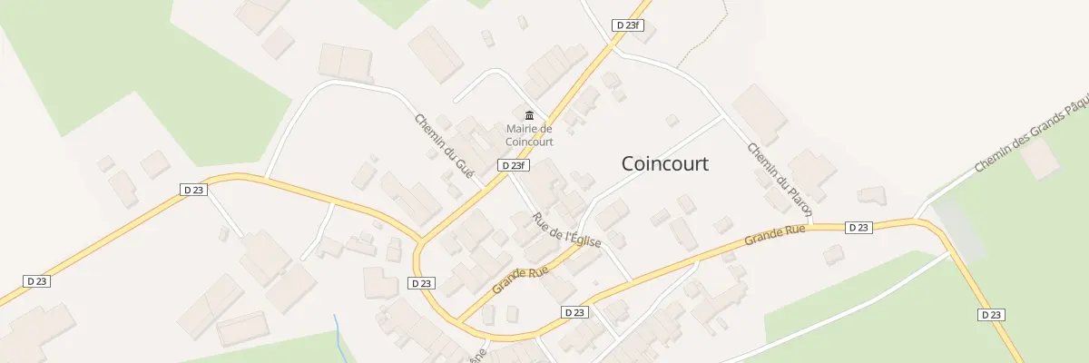 Plan du 39 Rue de l’Eglise à Coincourt