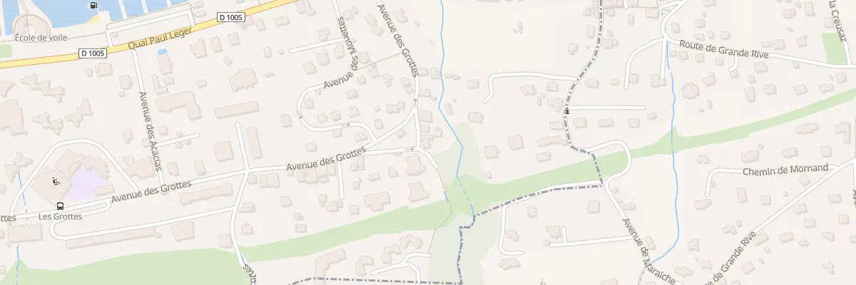 Plan du 83 Av Des Grottes à Évian-les-Bains