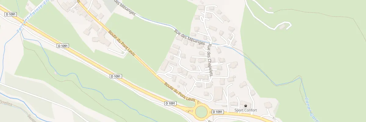Plan du 171 Rue des Chapelets à Saint-Chaffrey