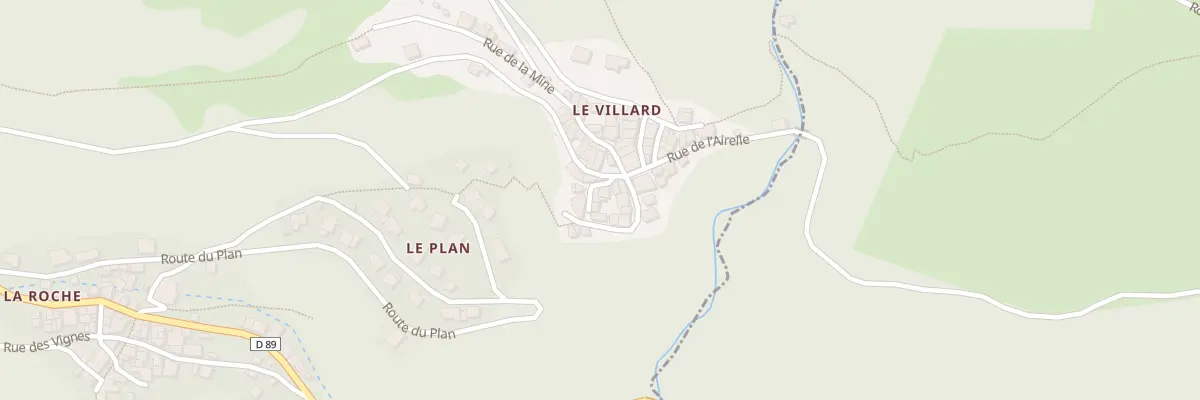 Plan du 5172 Le Villard à Montagny