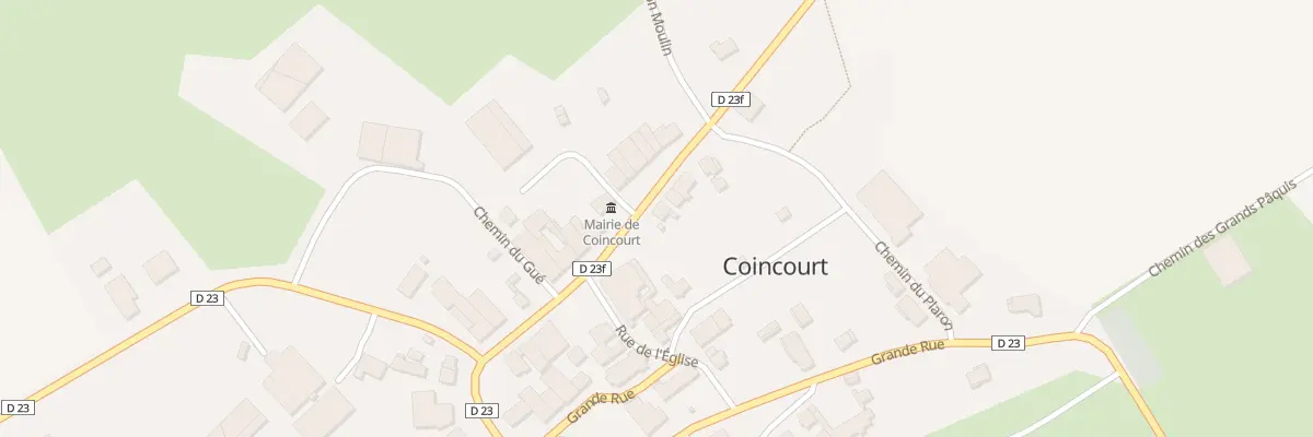 Plan du 40 Rue du Faubourg à Coincourt