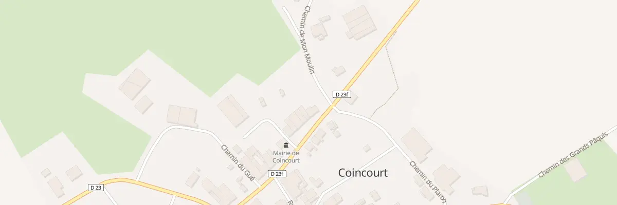 Plan du 45 Rue du Faubourg à Coincourt