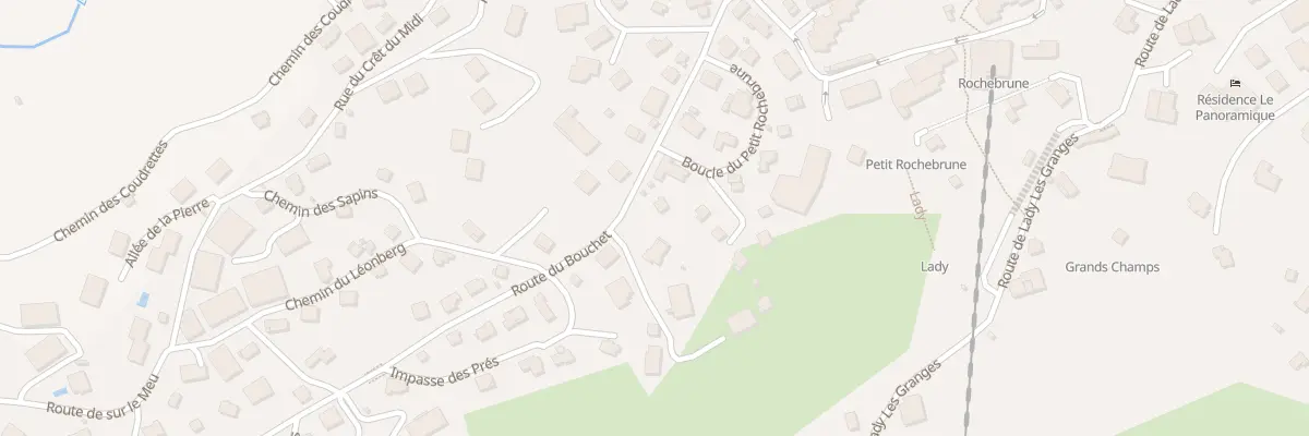 Plan du 199 Rte du Bouchet à Megève