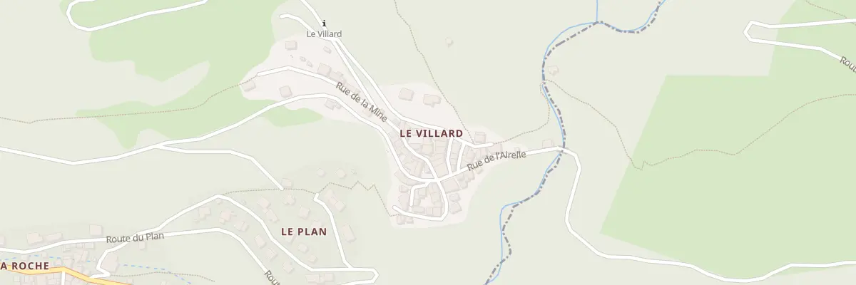 Plan du 5520 Le Villard à Montagny