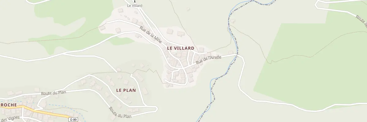 Plan du 5544 Le Villard à Montagny