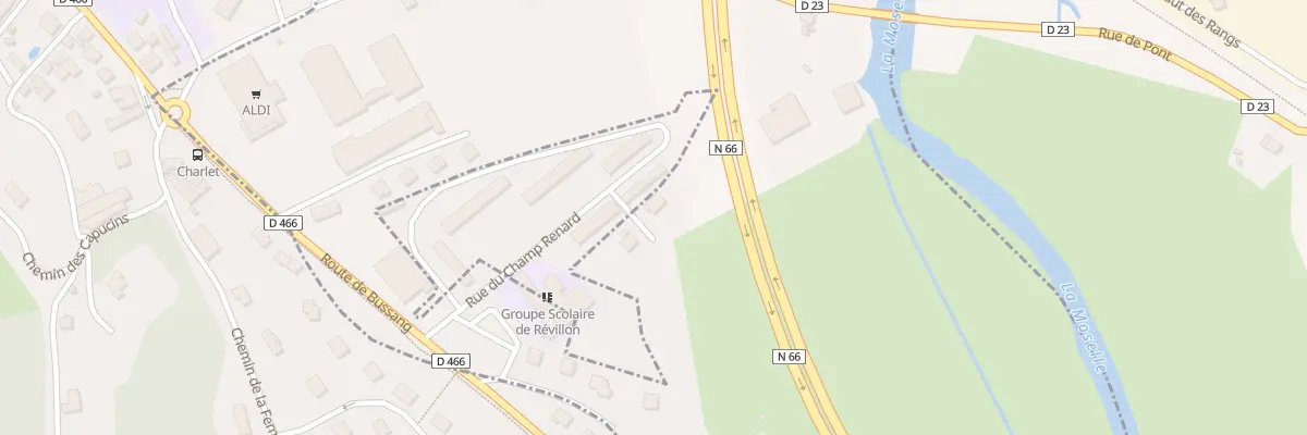 Plan du 28 Rue du Champ Renard à Remiremont
