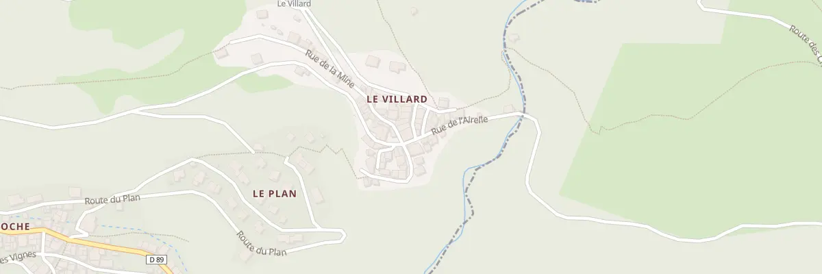 Plan du 5187 Le Villard à Montagny