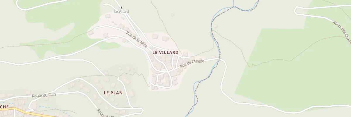 Plan du 5478 Le Villard à Montagny