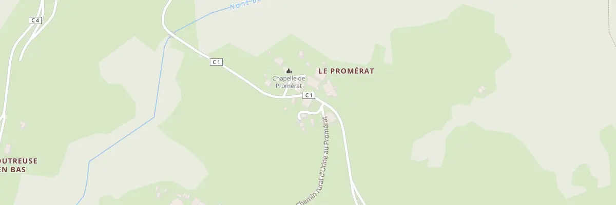 Plan du 1578 Voie à Manon à La Baume