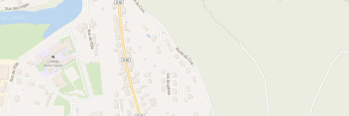 Plan du 5 Les Bruyeres à Éloyes