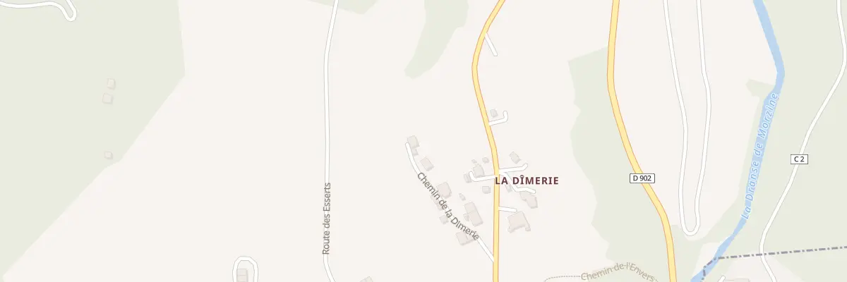 Plan du 168 Che de la Dimerie à La Baume