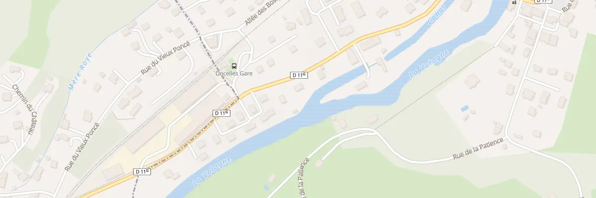 Plan du 9 Rue du Général Patch à Docelles