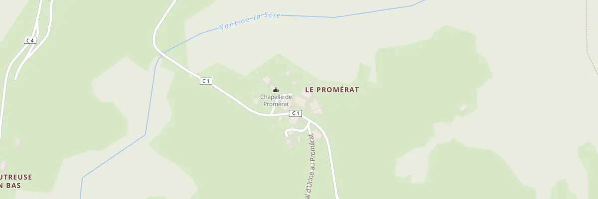 Plan du 1555 Voie à Manon à La Baume