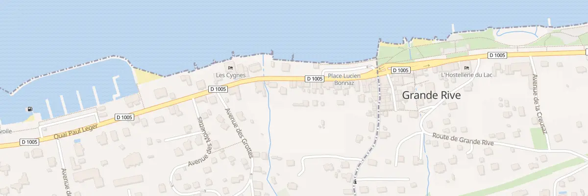 Plan du 25 Av de Grande - Rive à Évian-les-Bains