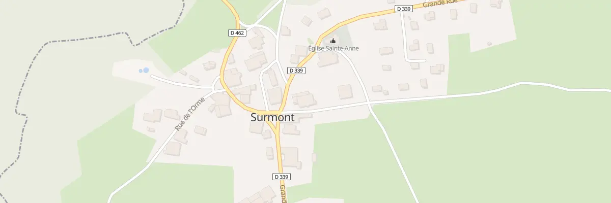 Plan du 1 Rue des Roseaux à Surmont
