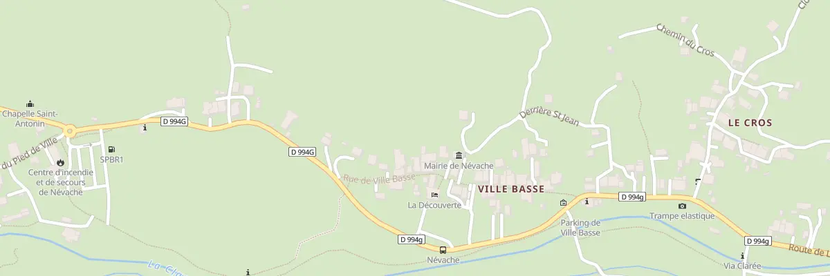 Plan du 5111 Ville Basse à Névache