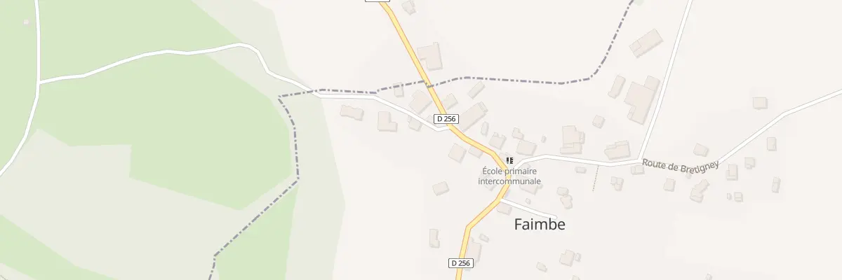 Plan du 1 Imp des Jonquilles à Faimbe