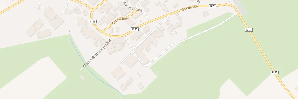Plan du 22 Rue de la Haute Corvée à Coincourt