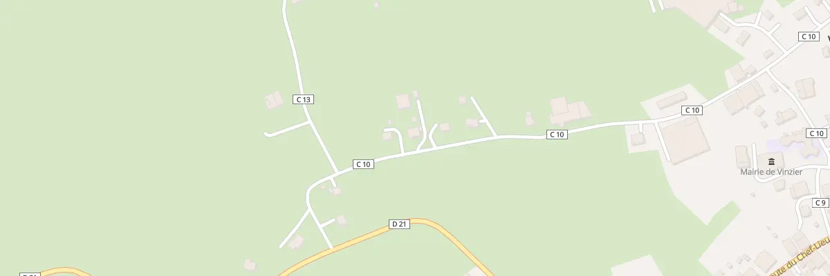 Plan du 594 Rte des Feux à Vinzier