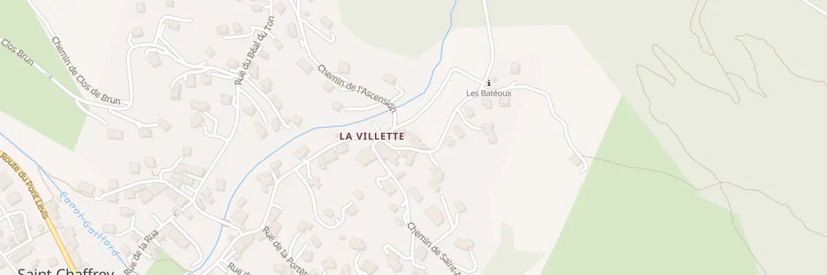 Plan du 275 Rue de la Villette à Saint-Chaffrey