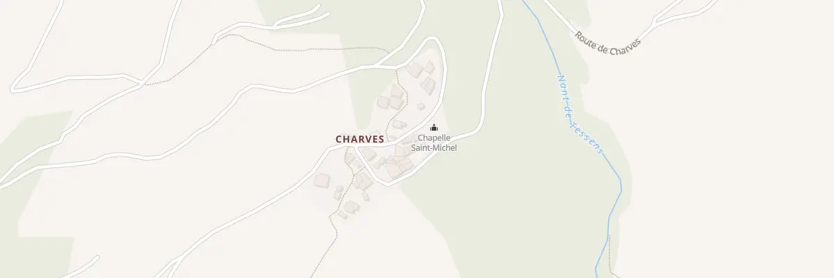Plan du 8122 Charve à Aime-la-Plagne