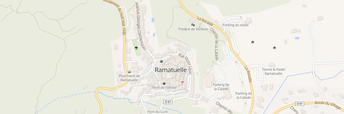Plan du 5120 Rue des Sarrasins à Ramatuelle