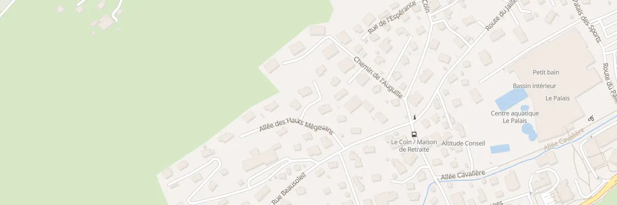 Plan du 80 All des Hauts Mégevans à Megève