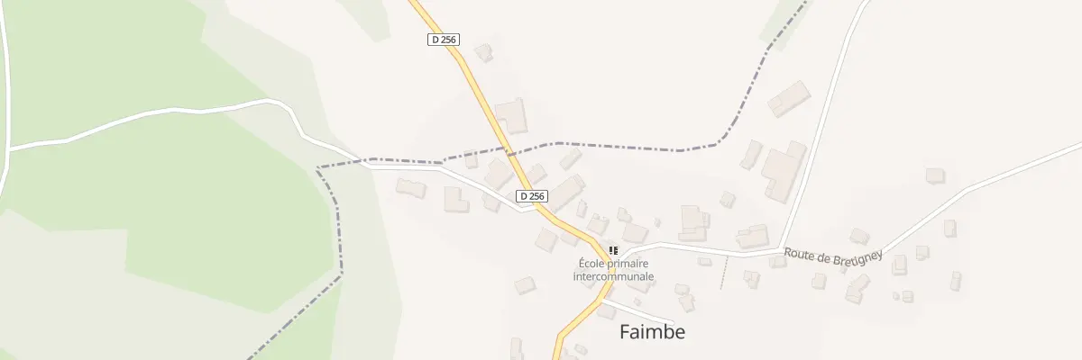 Plan du 16 Gr Grande Rue à Faimbe