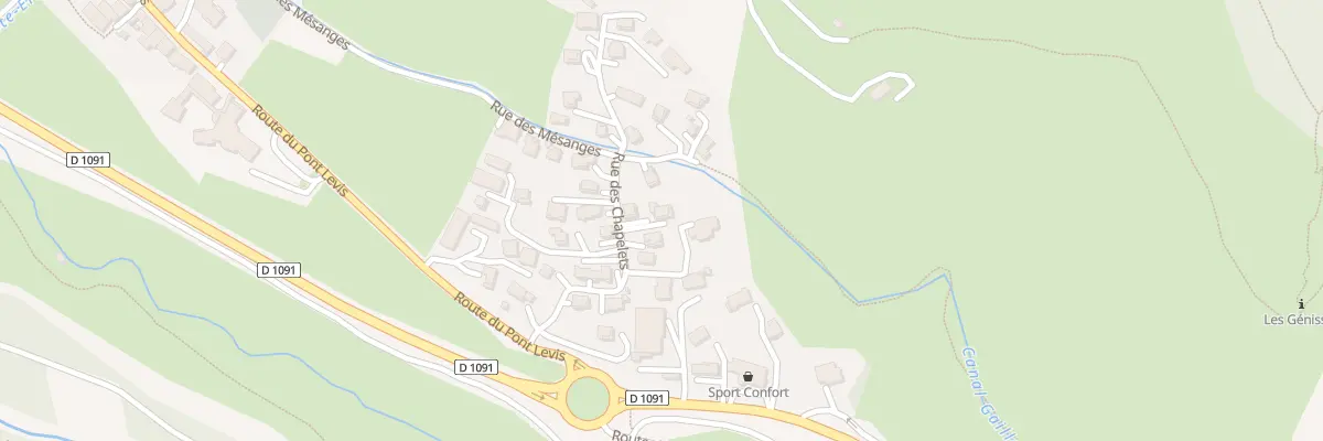 Plan du 138 Rue des Chapelets à Saint-Chaffrey