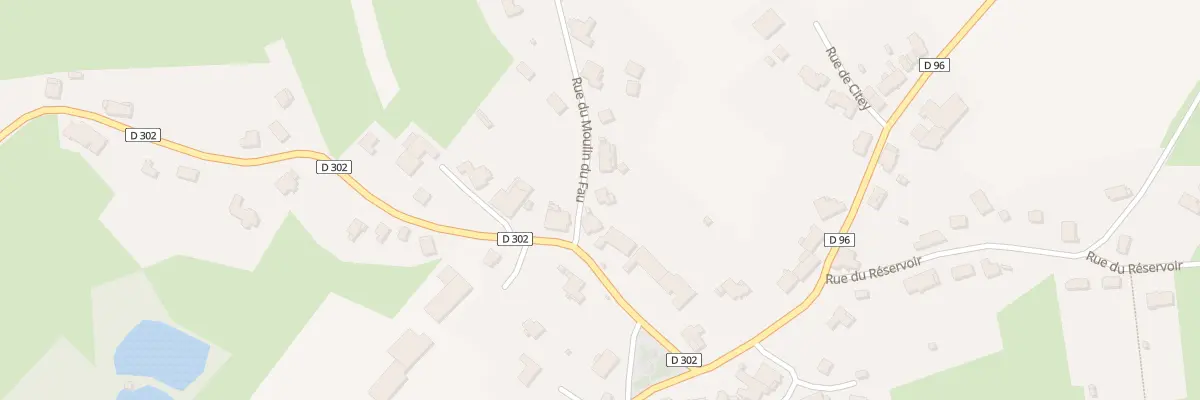 Plan du 2 Rue du Moulin du Fau à Lomont