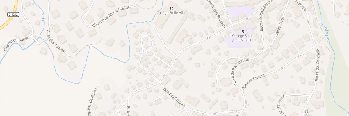 Plan du 288 Rue du Crêt du Midi à Megève